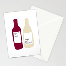 Love wine Stationery Card