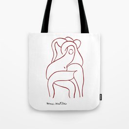 Matisse - The Entwined Lovers 1948 Artwork Reproduction Tote Bag