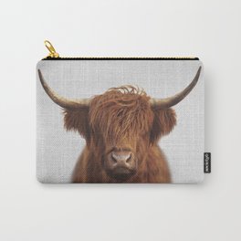 Highland Cow - Colorful Carry-All Pouch