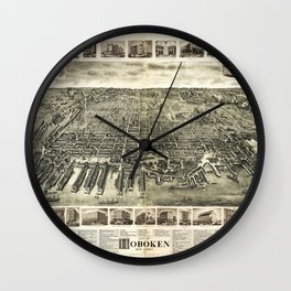 City of Hoboken, New Jersey (1904) Wall Clock