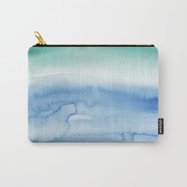 1   | Watercolour Art Abstract | 201002 Watercolor Wash Brush Painting Minimal Illustration Carry-All Pouch