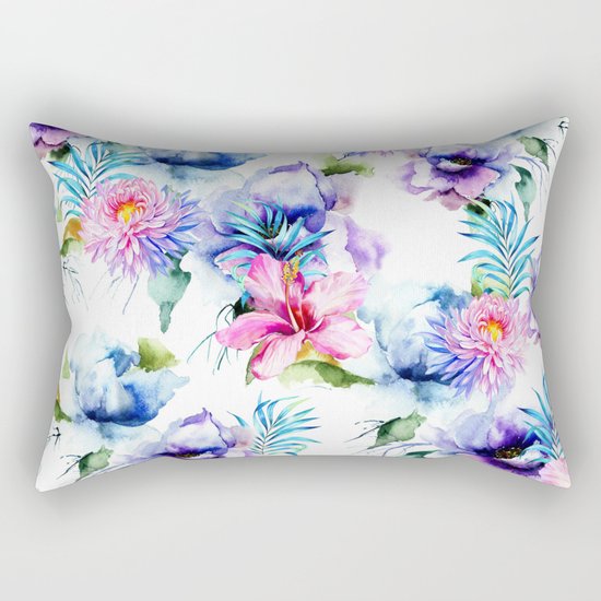 Summer Garden Rectangular Pillow