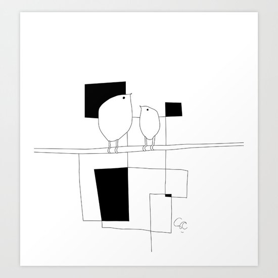BIRDS Art Print