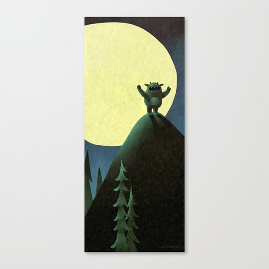 On The Loose Canvas Print