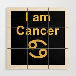 Cancer Star Sign Gift Wood Wall Art