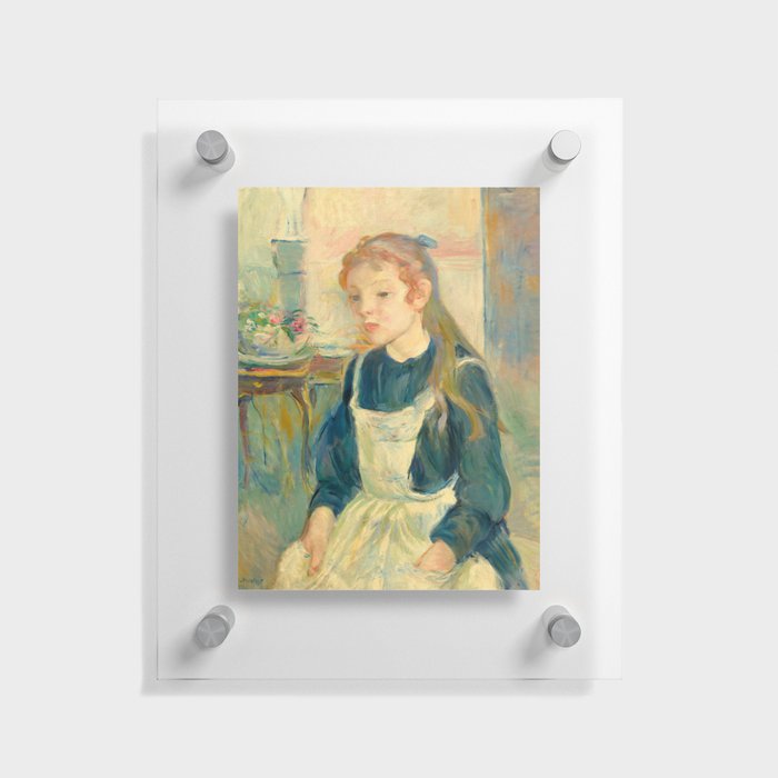 Young Girl with an Apron, 1891 by Berthe Morisot Floating Acrylic Print