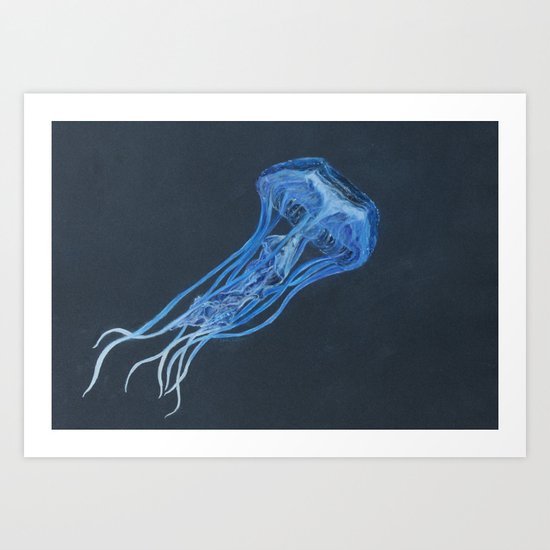 jellyfish of the deep Art Print
