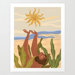 Sun Salutation Art Print