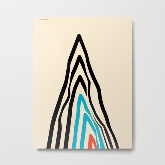GOODBYE MOUNTAIN 2 — Matthew Korbel-Bowers Metal Print
