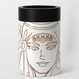 Gipsy girl portrait Can Cooler