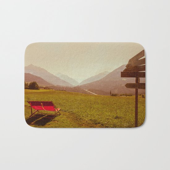 Vintage Holiday Bath Mat