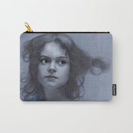 Behind greyness - pencil drawing on paperboard Carry-All Pouch