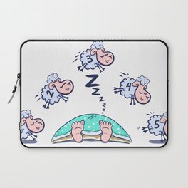 Counting Sheep to go to Sleep Laptop Sleeve