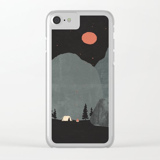 Last Night at Big Rock... Clear iPhone Case