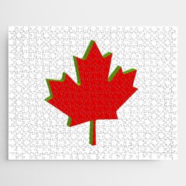 Canadian Flag Motif Jigsaw Puzzle