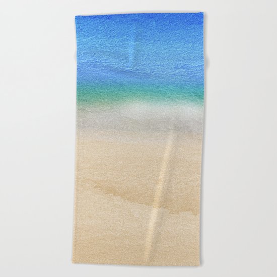 Tropical sea #8 Beach Towel