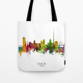 Dublin Ireland Skyline Tote Bag