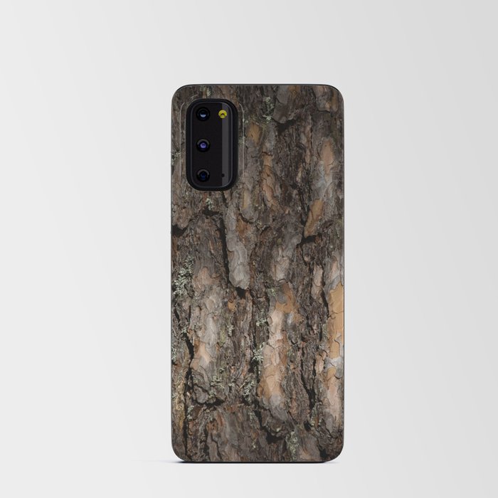 Pine bark close-up Android Card Case