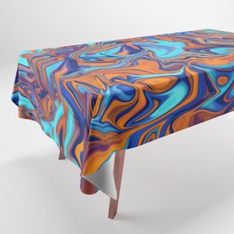 Retro Fluid Ink 01 Tablecloth