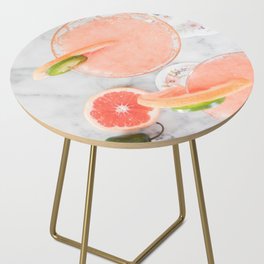 Pink Cocktails Side Table