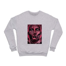 Face Print Crewneck Sweatshirt
