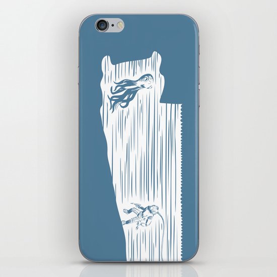 Deep Seasaw Diver iPhone & iPod Skin