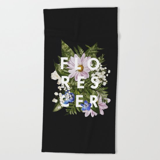 Florescer Beach Towel