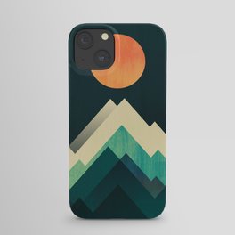 Ablaze on cold mountain iPhone Case