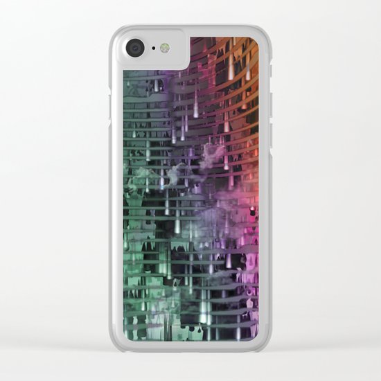 Spatial Factor 101 / Texture 30-10-16 Clear iPhone Case