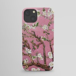 Vincent van Gogh Blossoming Almond Tree (Almond Blossoms) Pink Sky iPhone Case