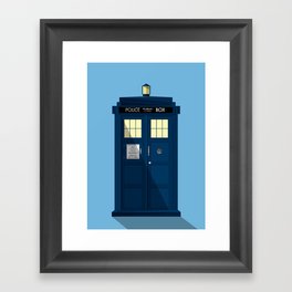 The TARDIS Framed Art Print