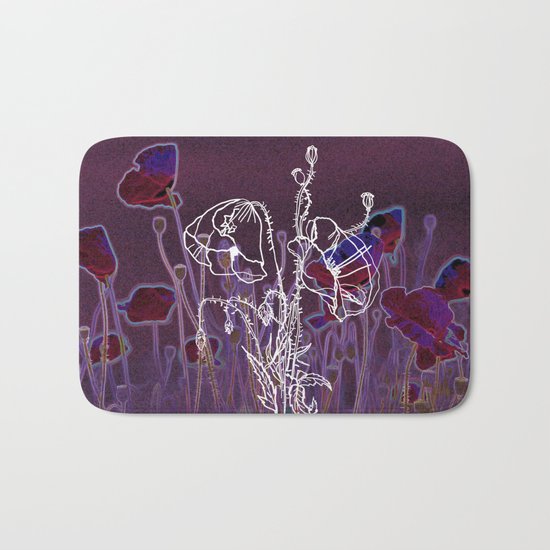 Popy variation 4th Bath Mat