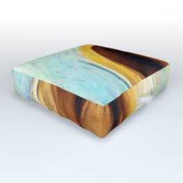 Odilon Redon Silence Outdoor Floor Cushion