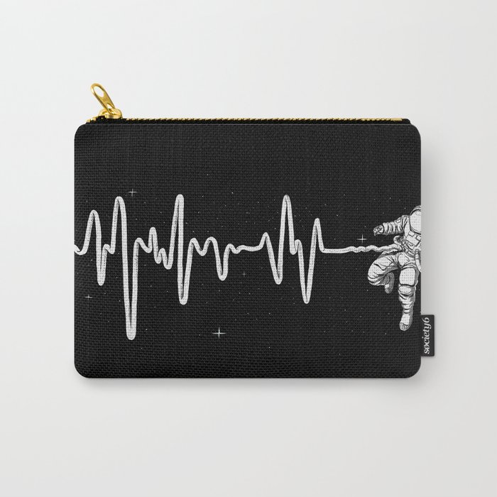 Space Heartbeat Carry-All Pouch