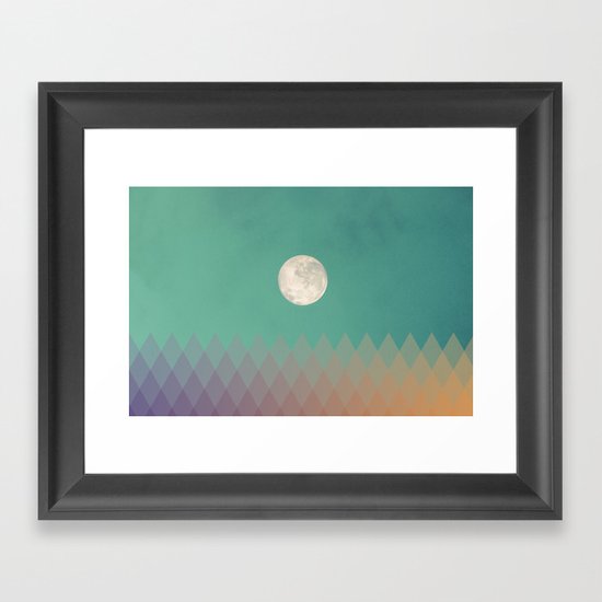 Blue Moon Framed Art Print