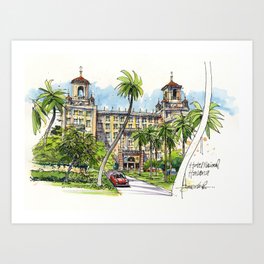 Hotel Nacional de Cuba, Havana Art Print