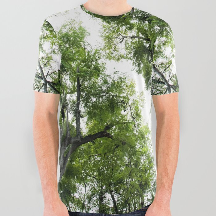Green Trees Dream #1 #wall #art #society6 All Over Graphic Tee