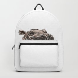 Peeking Baby Hippo Backpack