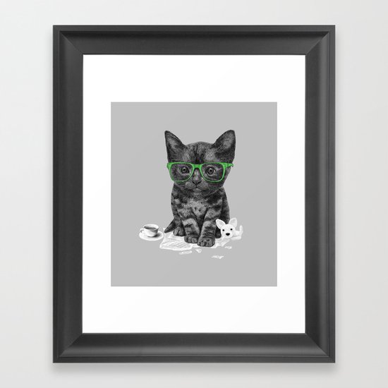 I Love Reading Framed Art Print