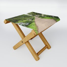 Great Britain Photography - Beautiful Trail Going Through The Park Folding Stool