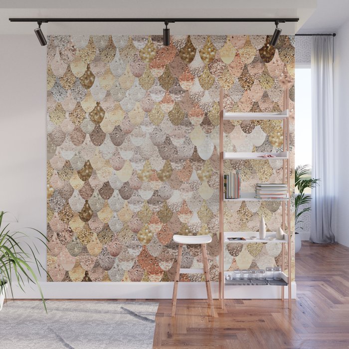 Society6 ケース REALLY MERMAID GOLD by Monika Strigel MERMAID GOLD Wall Mural by Monika Strigel | Society6