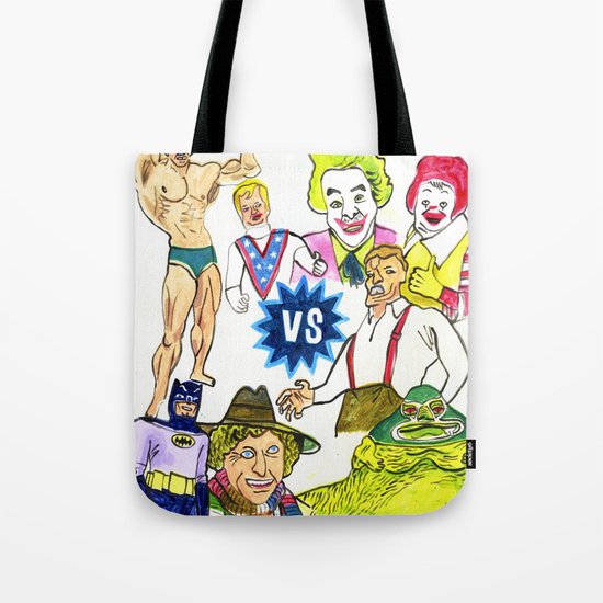 TAG WRESTLING Tote Bag