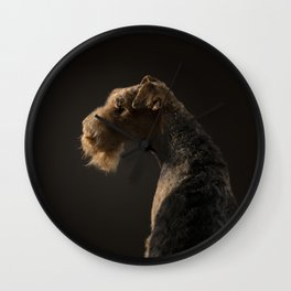 Airedale Terrier dog Wall Clock