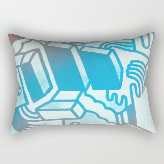 Building Blocks Rectangular Pillow