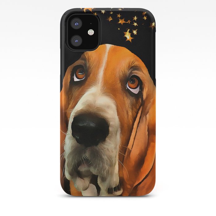 A Basset Hound Painting Iphone Case By Cmphotography Society6