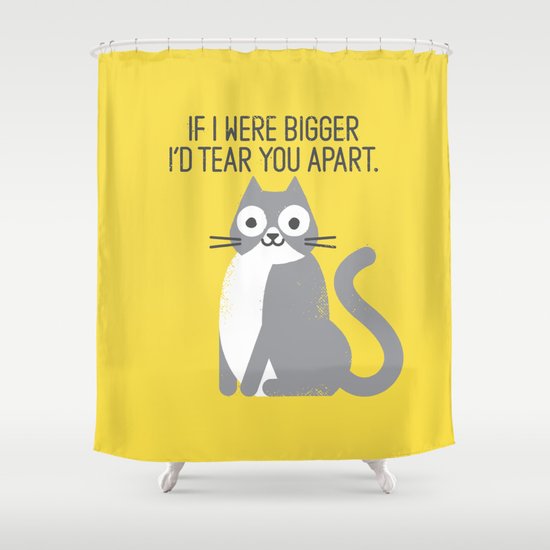 Purrfectly Honest Shower Curtain