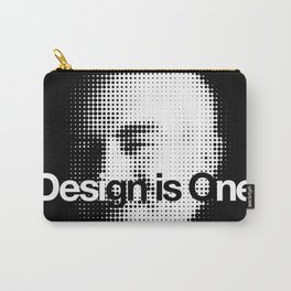 MASSIMO VIGNELLI (Tribute) Carry-All Pouch | People, Typography, Graphic Design, Black and White 