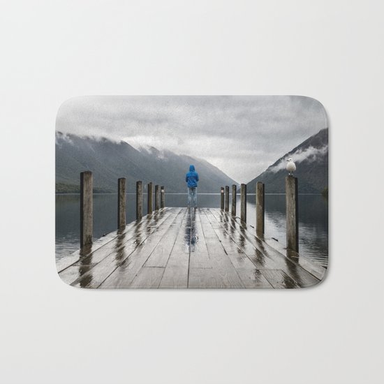 Living on the Edge Bath Mat