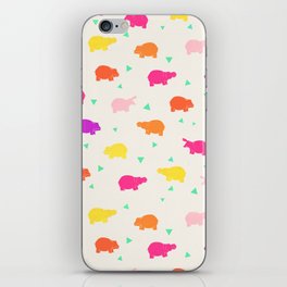 Hippo Party iPhone Skin