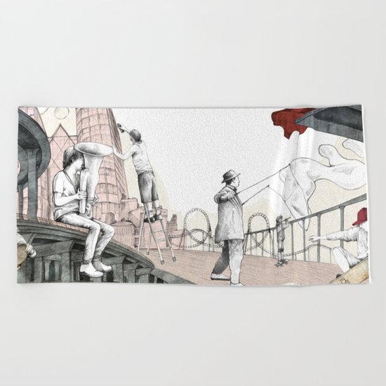 circus Beach Towel
